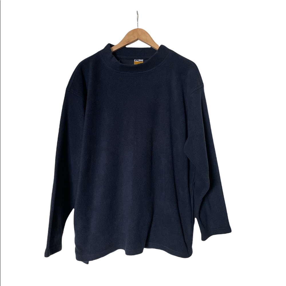 🥣 Fabulous navy fleece with deep pockets